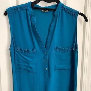 Never Worn Sleeveless Silk Blouse